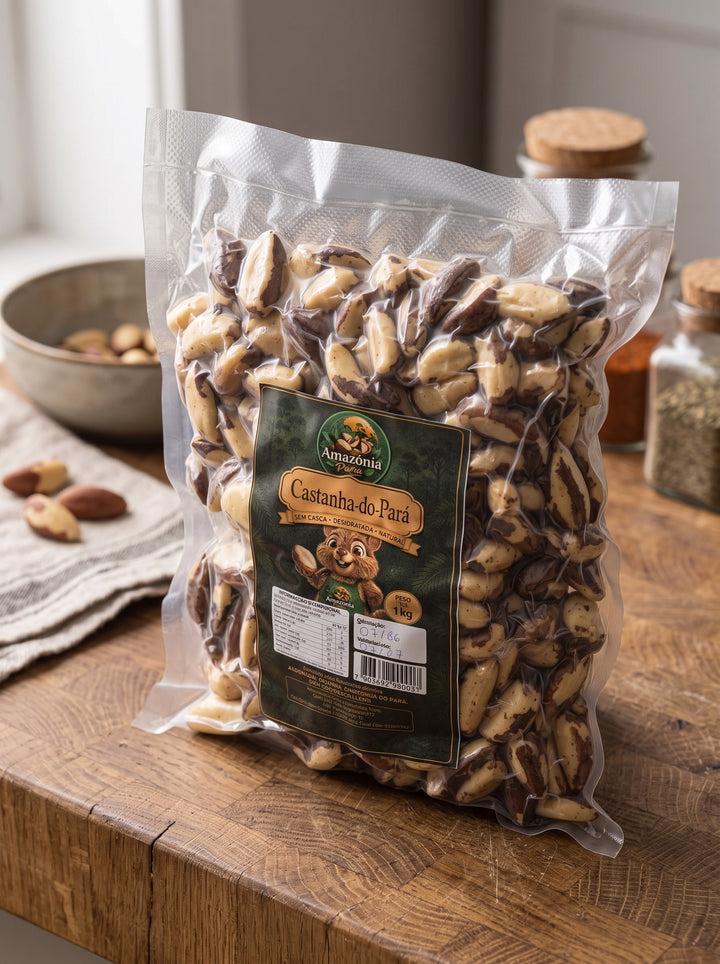 Castanha-do-Pará Premium 1kg | Selecionada e Embalada a Vácuo