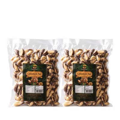 Combo Castanha-do-Pará 2kg: dois pacotes